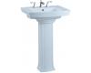 Kohler Archer K-2359-1-6 Skylight Pedestal Lavatory with Single-Hole Faucet Drilling