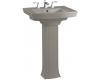 Kohler Archer K-2359-1-K4 Cashmere Pedestal Lavatory with Single-Hole Faucet Drilling