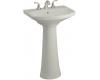 Kohler Cimarron K-2362-1-95 Ice Grey Pedestal Lavatory with Single-Hole Faucet Drilling