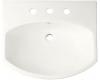 Kohler Cimarron K-2363-1-0 White Cimarron Lavatory Basin with Single-Hole Faucet Drilling