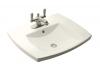 Kohler Kelston K-2381-1-96 Biscuit Self-Rimming Lavatory with Single-Hole Faucet Drilling