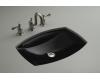 Kohler Kelston K-2382-7 Black Black Undercounter Lavatory