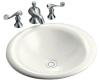 Kohler Vessels K-2804-0 White Iron Bell Vessels Self-Rimming Lavatory