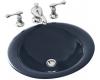 Kohler Vessels K-2804-52 Navy Iron Bell Vessels Self-Rimming Lavatory