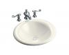 Kohler Vessels K-2804-FE Frost Iron Bell Vessels Self-Rimming Lavatory