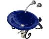Kohler Vessels K-2804-P5-30 Iron Cobalt Iron Bell Vessels Above-Counter or Wall-Mount Lavatory with Glazed Underside