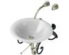 Kohler Vessels K-2804-P5-96 Biscuit Iron Bell Vessels Above-Counter or Wall-Mount Lavatory with Glazed Underside