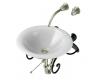 Kohler Vessels K-2804-P5-FE Frost Iron Bell Vessels Above-Counter Or Wall-Mount Lavatory with Glazed Underside