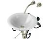 Kohler Vessels K-2804-P5-G9 Sandbar Iron Bell Vessels Above-Counter or Wall-Mount Lavatory with Glazed Underside