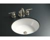 Kohler Iron Flute K-2816-P5-0 White Lavatory