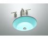 Kohler Iron Flute K-2816-P5-KG Vapour Green Lavatory