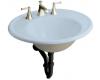 Kohler Iron Works K-2822-1S-6 Skylight Lavatory with Sandbar Exterior and Single-Hole Faucet Drilling