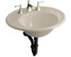 Kohler Iron Works K-2822-1S-G9 Sandbar Lavatory with Sandbar Exterior and Single-Hole Faucet Drilling