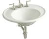 Kohler Iron Works K-2822-8S-FF Sea Salt Lavatory with Sandbar Exterior and 8" Centers