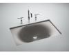 Kohler Iron/Tones K-2826-58 Thunder Grey Cast Iron 24-3/4" X 15-5/8" Undercounter/Self-Rimming Lavatory