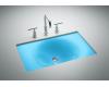 Kohler Iron/Tones K-2826-KC Vapour Blue Cast Iron 24-3/4" X 15-5/8" Undercounter/Self-Rimming Lavatory