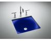 Kohler Iron/Tones K-2827-30 Iron Cobalt Cast Iron 16-3/8" X 15-5/8" Undercounter/Self-Rimming Lavatory