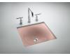 Kohler Iron/Tones K-2827-45 Wild Rose Cast Iron 16-3/8" X 15-5/8" Undercounter/Self-Rimming Lavatory