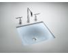 Kohler Iron/Tones K-2827-6 Skylight Cast Iron 16-3/8" X 15-5/8" Undercounter/Self-Rimming Lavatory