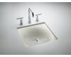 Kohler Iron/Tones K-2827-95 Ice Grey Cast Iron 16-3/8" X 15-5/8" Undercounter/Self-Rimming Lavatory