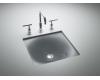 Kohler Iron/Tones K-2827-FT Basalt Cast Iron 16-3/8" X 15-5/8" Undercounter/Self-Rimming Lavatory