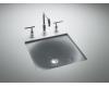 Kohler Iron/Tones K-2827-FT Basalt Cast Iron 16-3/8" X 15-5/8" Undercounter/Self-Rimming Lavatory