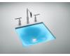 Kohler Iron/Tones K-2827-KC Vapour Blue Cast Iron 16-3/8" X 15-5/8" Undercounter/Self-Rimming Lavatory