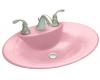 Kohler Maratea K-2831-1-KF Vapour Pink Self-Rimming Lavatory with Single-Hole Faucet Drilling