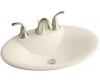 Kohler Maratea K-2831-4-47 Almond Self-Rimming Lavatory with 4" Centers