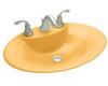 Kohler Maratea K-2831-4-KE Vapour Orange Self-Rimming Lavatory with 4" Centers