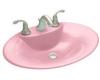 Kohler Maratea K-2831-4-KF Vapour Pink Self-Rimming Lavatory with 4" Centers