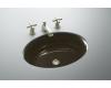 Kohler Garamond K-2832-KA Black 'n Tan Undercounter Lavatory