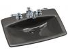 Kohler Mans Lav K-2885-8-58 Thunder Grey Self-Rimming Lavatory with 8" Centers