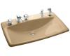 Kohler Mans Lav K-2885-8S-33 Mexican Sand Self-Rimming Lavatory with 8" Centers at Left