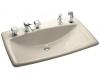 Kohler Mans Lav K-2885-8S-47 Almond Self-Rimming Lavatory with 8" Centers at Left