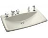 Kohler Mans Lav K-2885-8S-FF Sea Salt Self-Rimming Lavatory with 8" Centers at Left