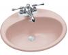 Kohler Farmington K-2905-4-45 Wild Rose Self-Rimming Lavatory with 4" Centers