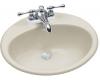 Kohler Farmington K-2905-4R-G9 Sandbar Self-Rimming Lavatory with 4" Centers and Soap Dispenser Drilling on Right