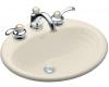 Kohler Ellington K-2906-4-47 Almond Self-Rimming Lavatory with 4" Centers