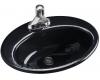 Kohler Thoreau K-2907-4-52 Navy Self-Rimming Lavatory with 4" Centers