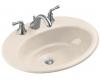Kohler Thoreau K-2907-4-55 Innocent Blush Self-Rimming Lavatory with 4" Centers