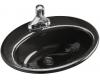 Kohler Thoreau K-2907-4-58 Thunder Grey Self-Rimming Lavatory with 4" Centers