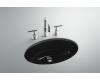 Kohler Thoreau K-2907-4U-7 Black Black Undercounter Lavatory with Oversized 4" Centers