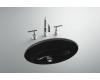 Kohler Thoreau K-2907-8U-7 Black Black Undercounter Lavatory with Oversized 8" Centers