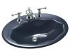 Kohler Larkspur K-2908-1-52 Navy Self-Rimming Lavatory with Single-Hole Faucet Drilling