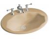 Kohler Larkspur K-2908-4-33 Mexican Sand Self-Rimming Lavatory with 4" Centers