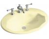 Kohler Larkspur K-2908-4-Y2 Sunlight Self-Rimming Lavatory with 4" Centers