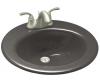 Kohler Radiant K-2917-1-58 Thunder Grey Self-Rimming Lavatory with Single-Hole Faucet Drilling