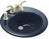 Kohler Radiant K-2917-1L-52 Navy Self-Rimming Lavatory with Single-Hole Faucet and Left-Hand Soap Dispenser Hole Drillings