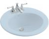 Kohler Radiant K-2917-1R-6 Skylight Self-Rimming Lavatory with Single-Hole Faucet and Right-Hand Soap Dispenser Hole Drillings